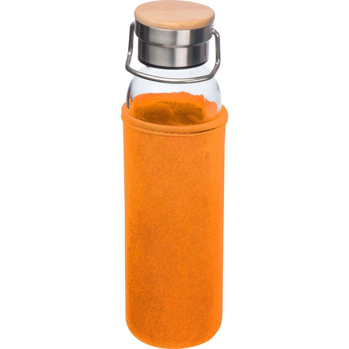 Glasflasche mit Neoprenhülle "600 ml"