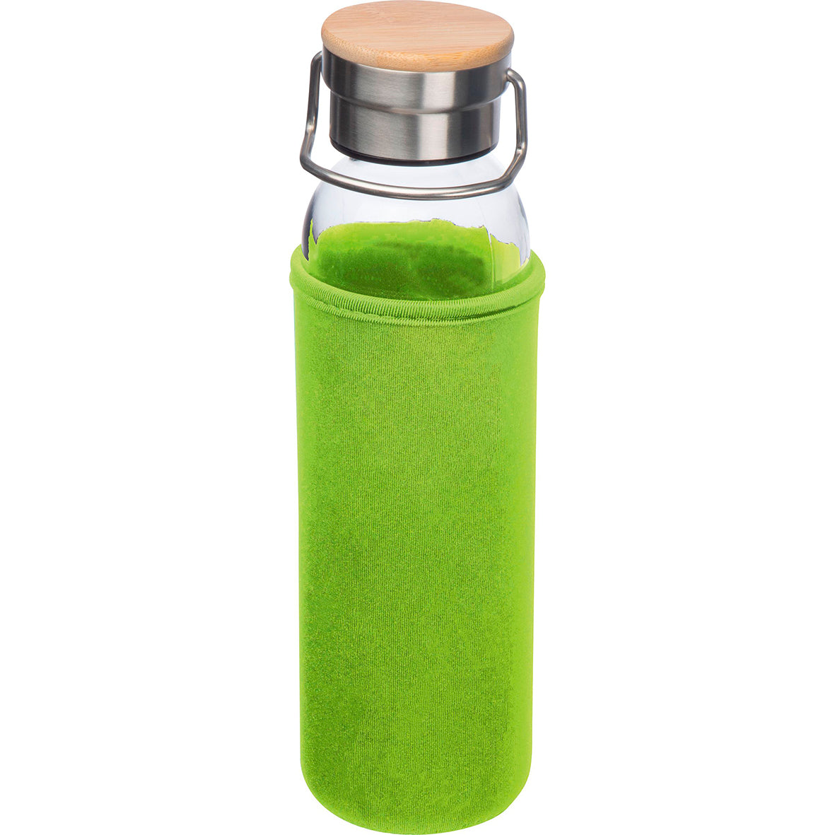 Glasflasche mit Neoprenhülle "600 ml"