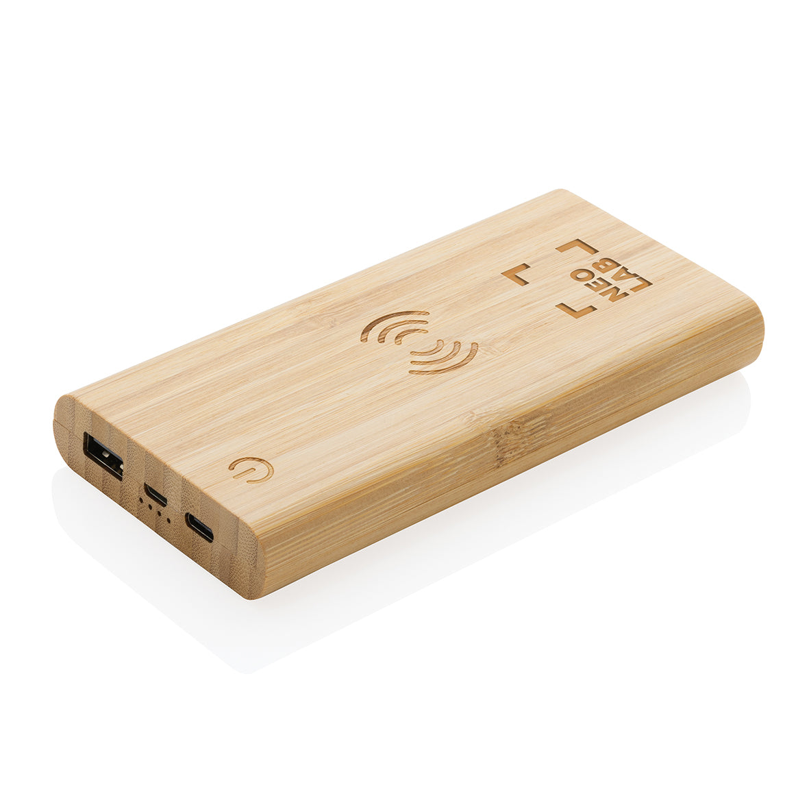 5.000 mAh oder 8.000 mAh Bambus-Wireless-Powerbank